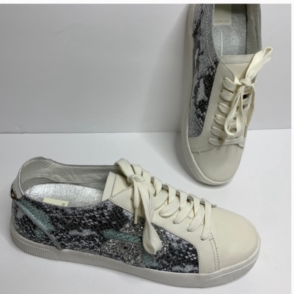 NWOT DOLCE VITA ZAGA SNEAKERS MINT MULTI SNAKE PRINT - Picture 6 of 8